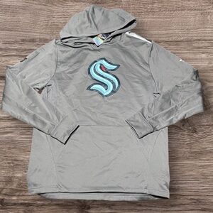Seattle Kraken Grey Men's Hoodie Size Large